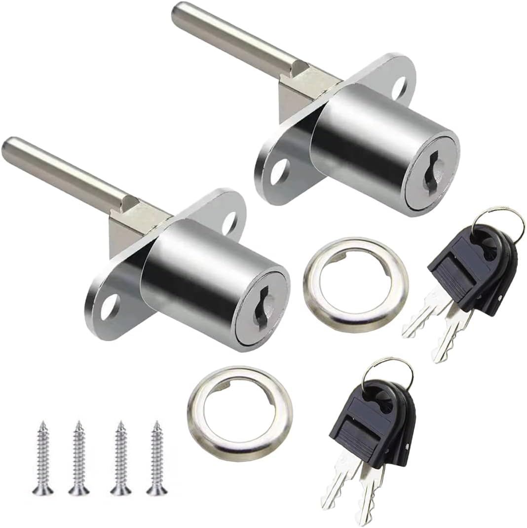 LightBeacon Schrankschlösser 4er Set - 22mm Sicherheitsschloss Für Schränke & Schubladen