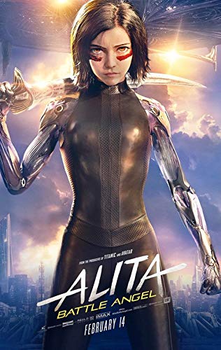 ALITA: BATTLE ANGEL (2019) Original Authentic Movie Poster - Version B - 27x40 - Double - Sided - Rosa Salazar - Christoph Waltz - Mahershala Ali