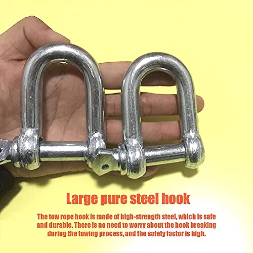 Sangle de remorquage 25T 7M robuste avec corde de traction pour véhicule