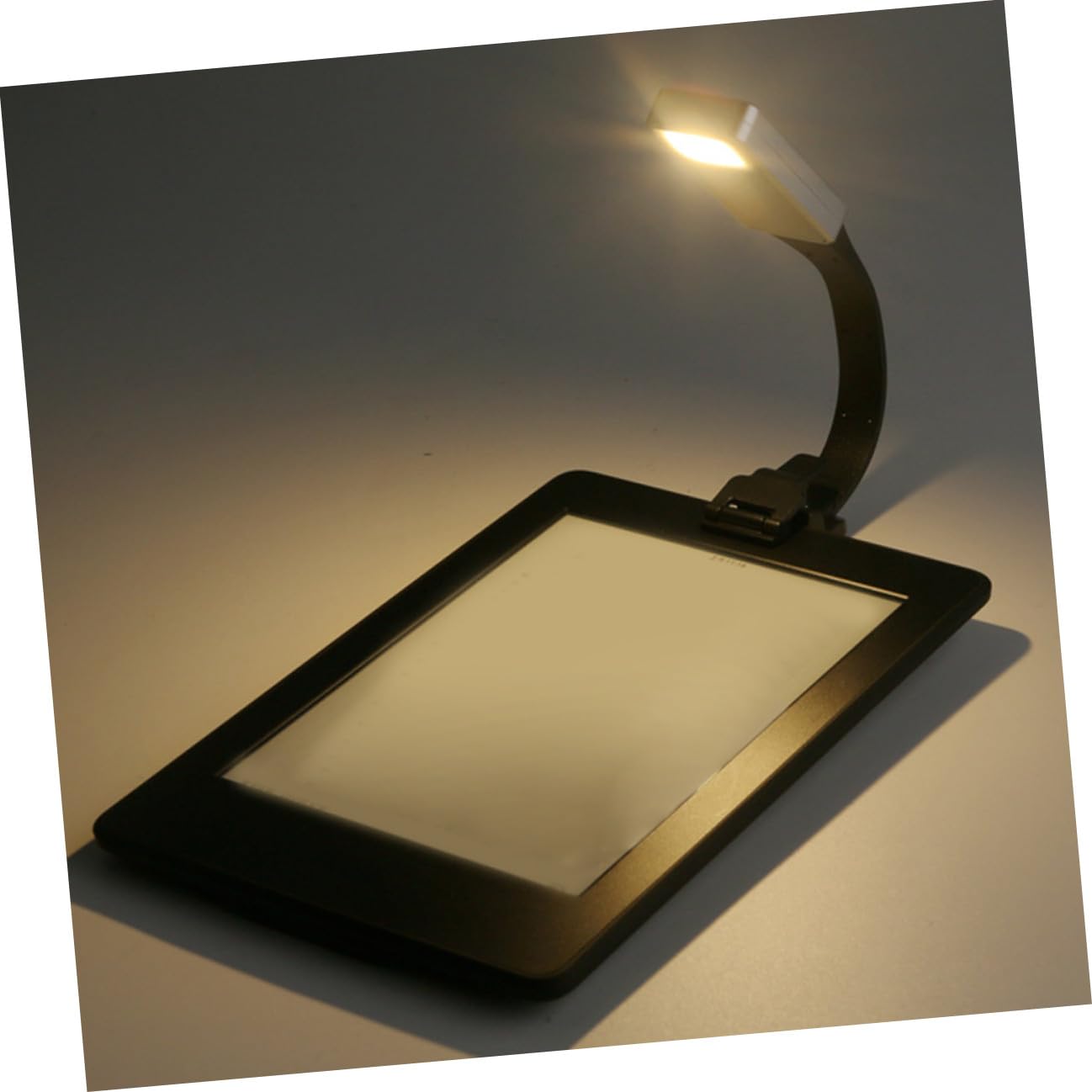 Lampada da Lettura LED Clip Magnetica, Ricaricabile Usb, Acrilico, 250mah, Portatile per Libri e Uso Notturno