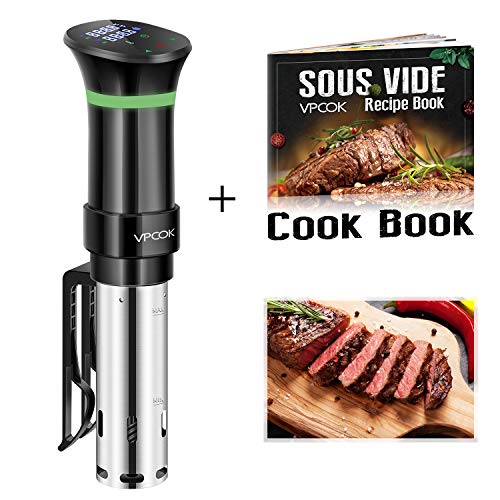 VPCOK Sous Vide Cooker Accurate Immersion Cooker Control Temperature and Timer, 1000 Watts