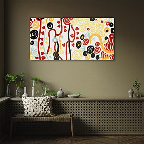 Impression sur verre acrylique 100x50cm Gustav Klimt pour salon moderne - 3