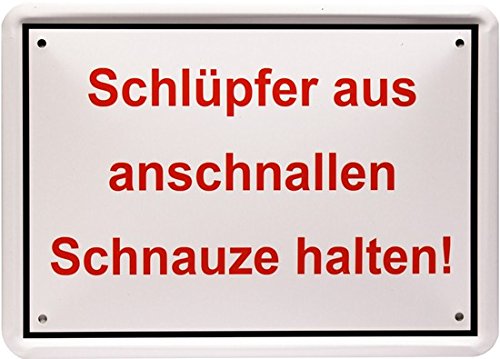 Humour Tin Plaque 15 x 21 cm Pants from Funny Saying MJ 199, Colourful, standard size