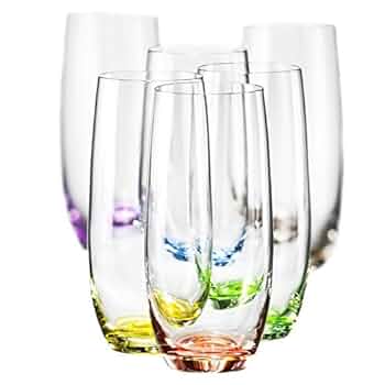 Bohemia Glass 12個セット Amazon.com | Crystalex Bohemia 8.25 oz 250ml Claudia Brandy