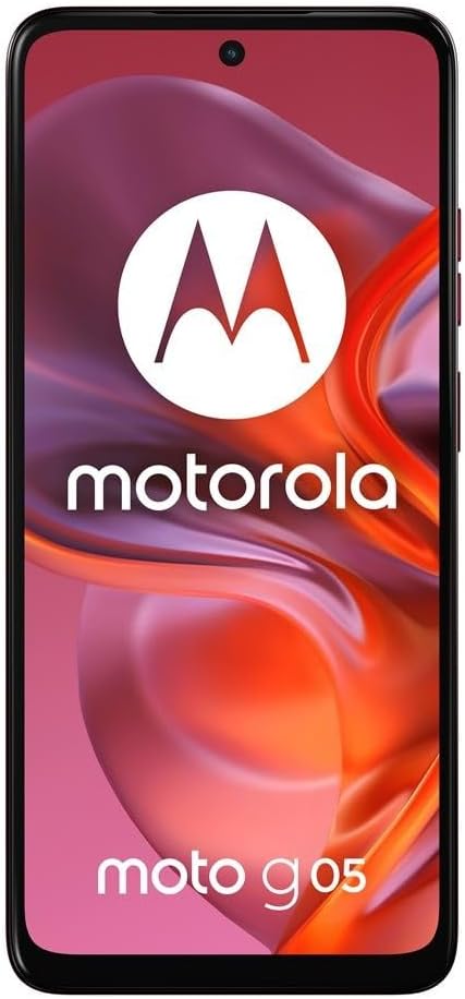 Motorola Moto G05 Dual-SIM 64GB ROM + 4GB RAM (GSM only | No CDMA) Factory Unlocked 4G/LTE Smartphone (Plum Red) - International Version