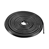 TA-VIGOR Rubber Edge Trim U Seal Fits 0.1-1.5mm Edge 10Ft Length, U Channel Edge Trim Rubber Seal, U Shape Weather Stripping for Edge Protector