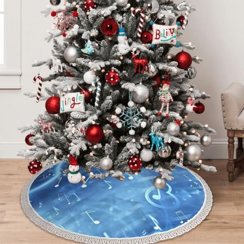 Tapis de sapin de Noël en peluche douce de qualité supérieure - 7