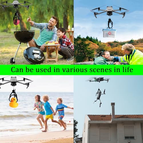 universally drone airdrop system release device payload delivery transport drop for dji mini4mini3mini2air3air2air2s mavic series drone accessories mechanical claw