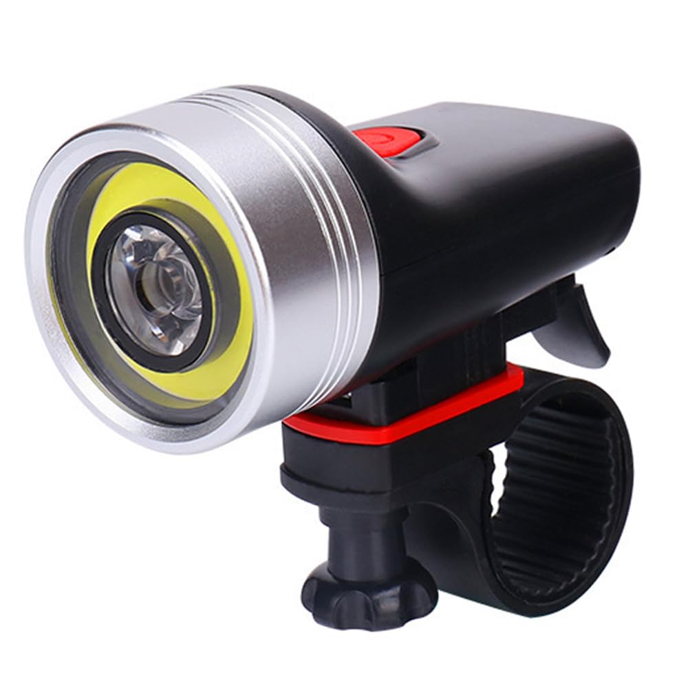 Luci per Bicicletta da Esterno con Ricarica USB, fari COB ad Alta visibilità, Luce di Avvertimento per la Sicurezza Durante la Guida Notturna in Mountain Bike.