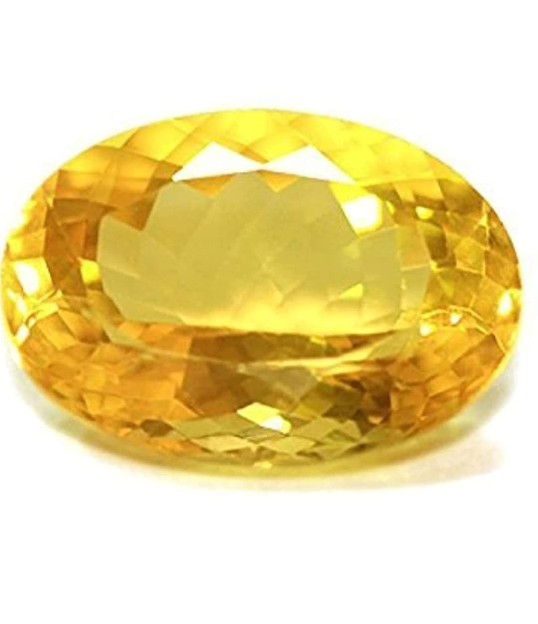 Rashigems 7.00 Ratti Certified Natural Sunela/Citrine/Yellow Sapphire Stone (SCS0354)-image-6