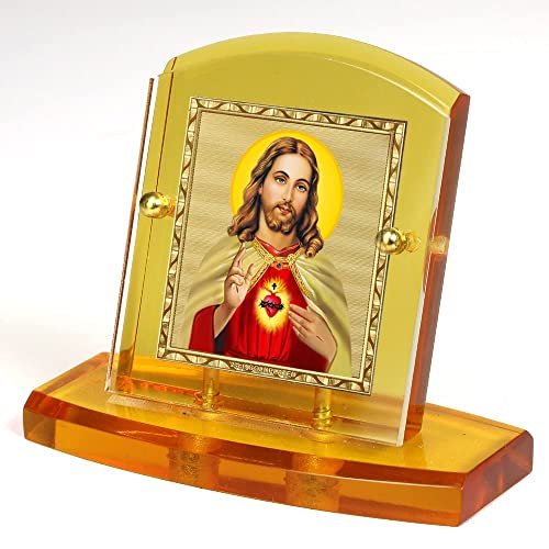 Idolo de Jesus de oro de 24k, el regalo de fe perfecto para coche 3