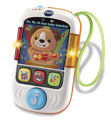 VTech- Do, Ré, Mi Mon Baby Baladeur, 80-508405 - Version FR