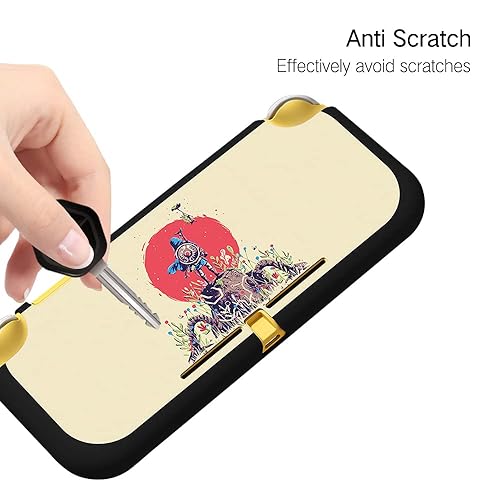 Miniatura 3 de PERFECTSIGHT Cute Protective Case Compatible with Nintendo Switch Lite Kawaii Zelda Anti-Scratch Shockproof Slim Cover Case for NS Console and