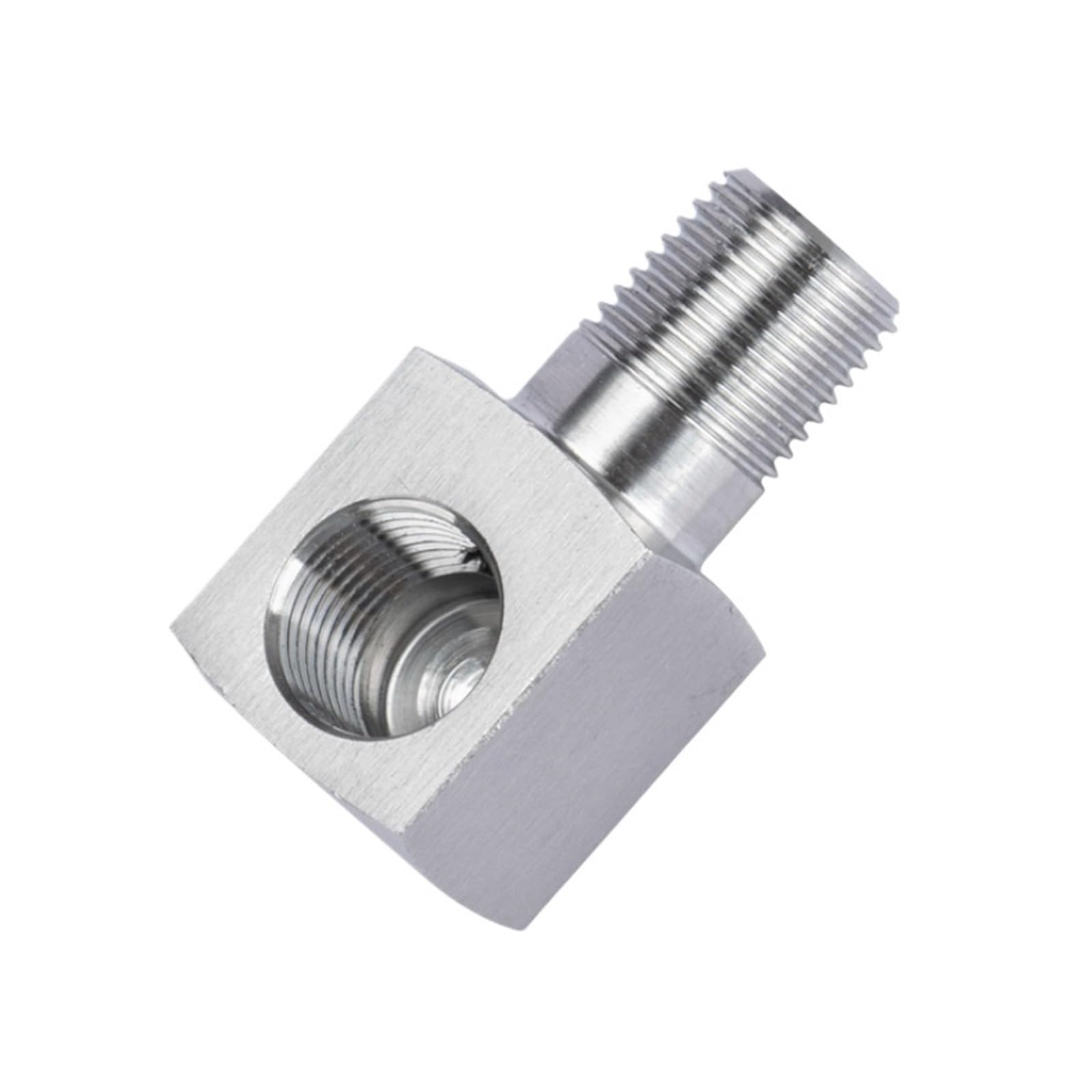 Codo de 90 grados acero inoxidable 304 conector tubería rosca BSPT 3/8 hembra macho