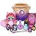Cream Tea Magic Mixies Magical Misting Cauldron with Interactive 8 inch Pink Plush Toy and 50+ Sounds and Reactions, Multicolor