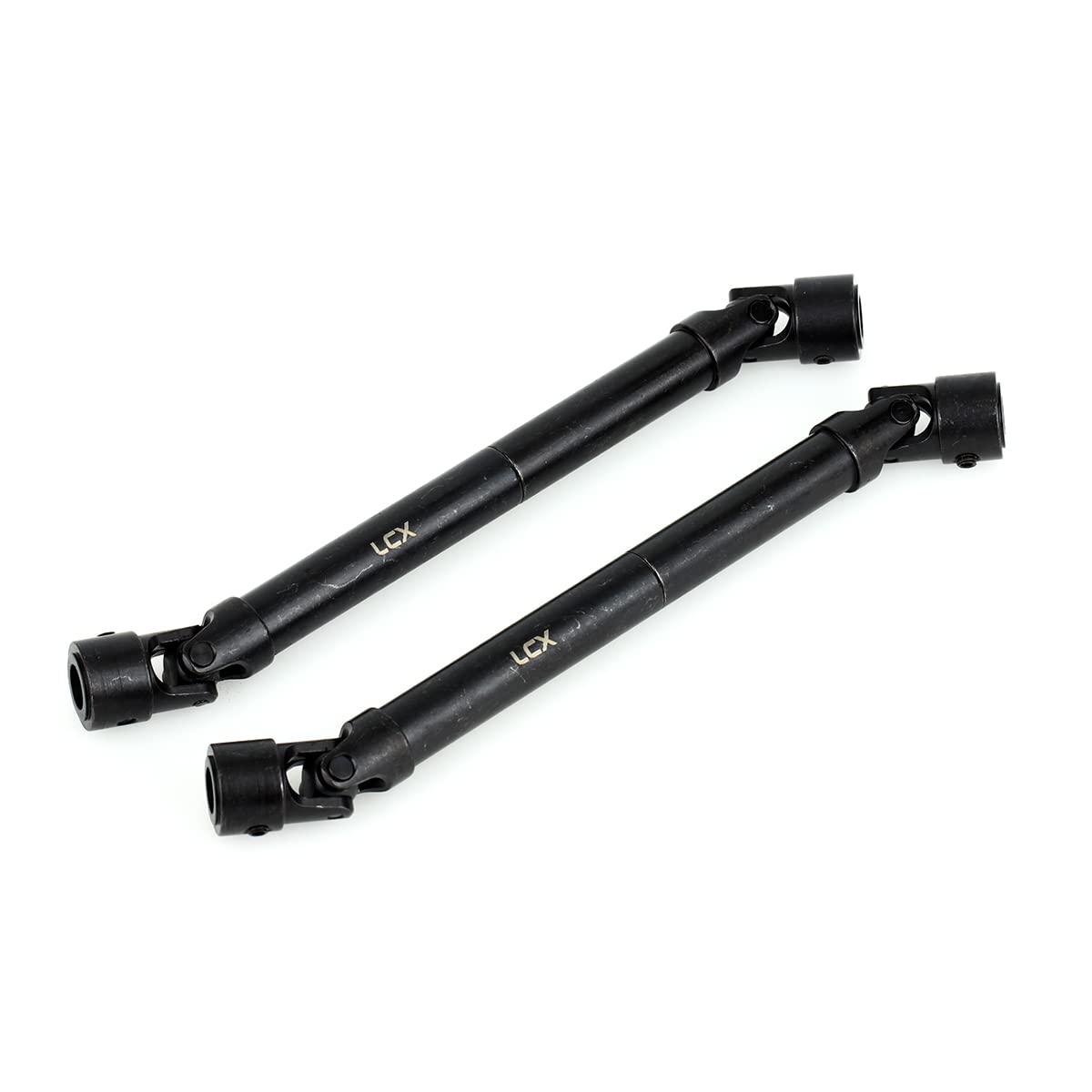 LCXRacing 1/6th RC Crawler Car Hardened Steel Heavy Duty Center Front Rear Drive Shaft Set for Axial SCX6 AXI05000, Upgrades Parts Accessories