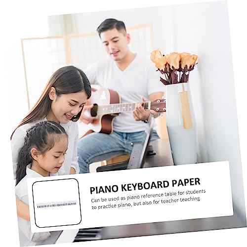 TOGEVAL 1Pc 88 Piano Clavier Schéma 88 Papier De Simulation Clé Piano Clavier Tableau De Pratique Piano Clavier Papier De Comparaison Piano Pratique Autocollant Piano Tableau Papier - Les Beatles, Paul McCartney, John Lennon, RIngo Starr, George Harrison TOGEVAL 1Pc 88 Piano Clavier Schéma 88 Papier De Simulation Clé Piano Clavier Tableau De Pratique Piano Clavier Papier De Comparaison Piano Pratique Autocollant Piano Tableau Papier – Image 4