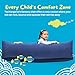Sensory Chair for Kids — Inflatable Peapod for Children, Includes Electric Air Pump