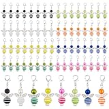 80 pièces:Vous recevrez 80 pièces de charmes d'ange avec 8 couleurs au choix, 10 pièces de chaque couleur, longueur d'environ 32mm , quantité suffisante pour répondre à vos besoins.