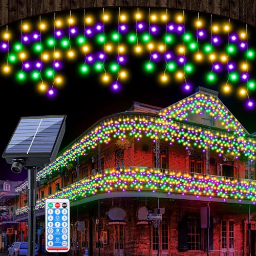 Guirlande lumineuse solaire étanche 600 LED Retisee décoration de Noël suspendre