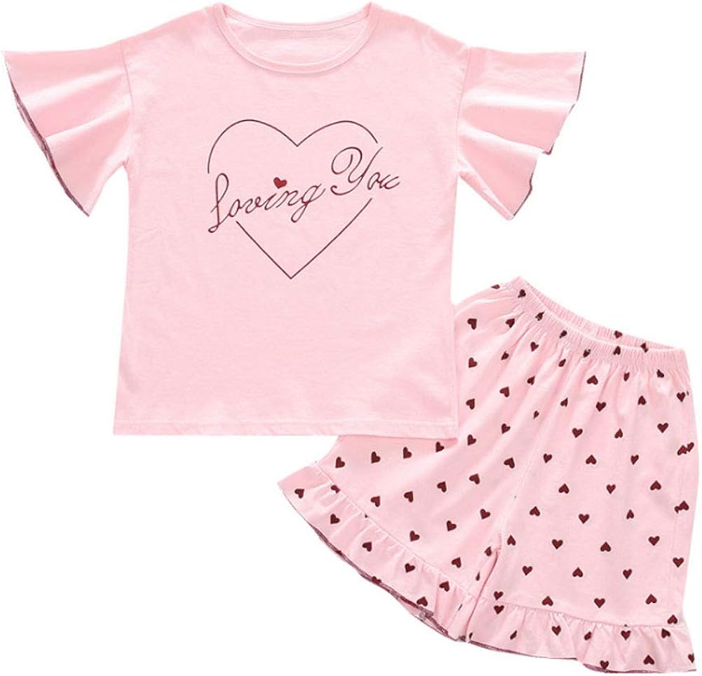 Rrrover ルームウェア プリンセス パジャマ 女の子 ネグリジェ 子供パジャマ キッズ用 子どもナイトドレス 2点セット 姫 寝巻き 半袖 子供用 1 150 部屋着 140 新品未使用 かわいい 160可愛い