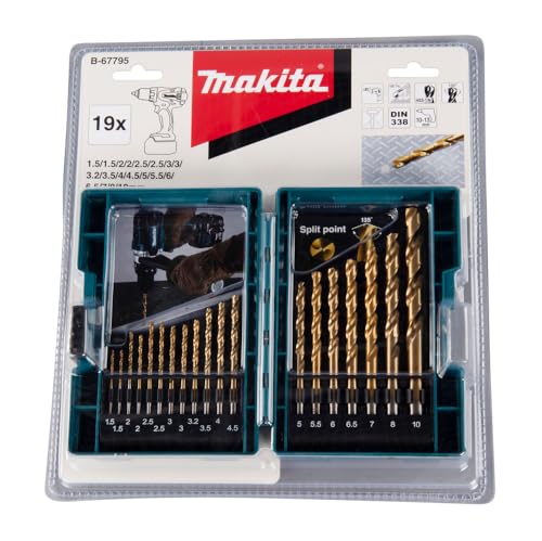Jeu de Forets à Métaux HSS-TiN Makita B-67795 – 19 Pièces - vue 8