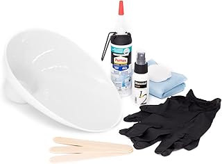 Twusch with Installation Kit for Thetford C260 | Porcelain Insert for Thetford Toilets | Camping Toilets | Caravan Accessories | RV Toilets | Motorhome Toilet