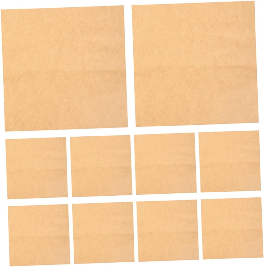 20pcs Sheets Greaseproof Parchment Paper Sheets for Pottery and Arts Crafts Oil Absorbent Baking Paper Easy Clean and Stain Resistant for Crafting Projects