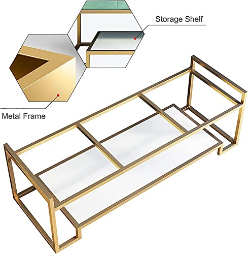 Banc de bout de lit avec assise rembourrée et structure en métal robuste