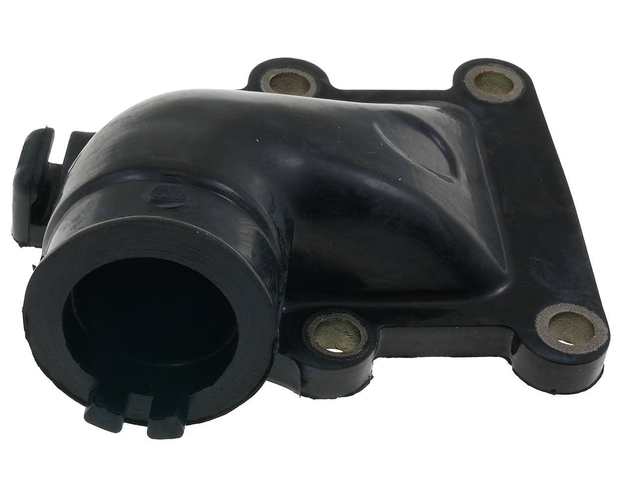 Pipe à 21 millimètres Minarelli vertical compatible avec MBK Booster Rocket | Ouvert pour carburateurs jusqu'à 21 millimètres, raccord 23 millimètres, caoutchouc; compatible avec MBK Spirit, Track, Stunt