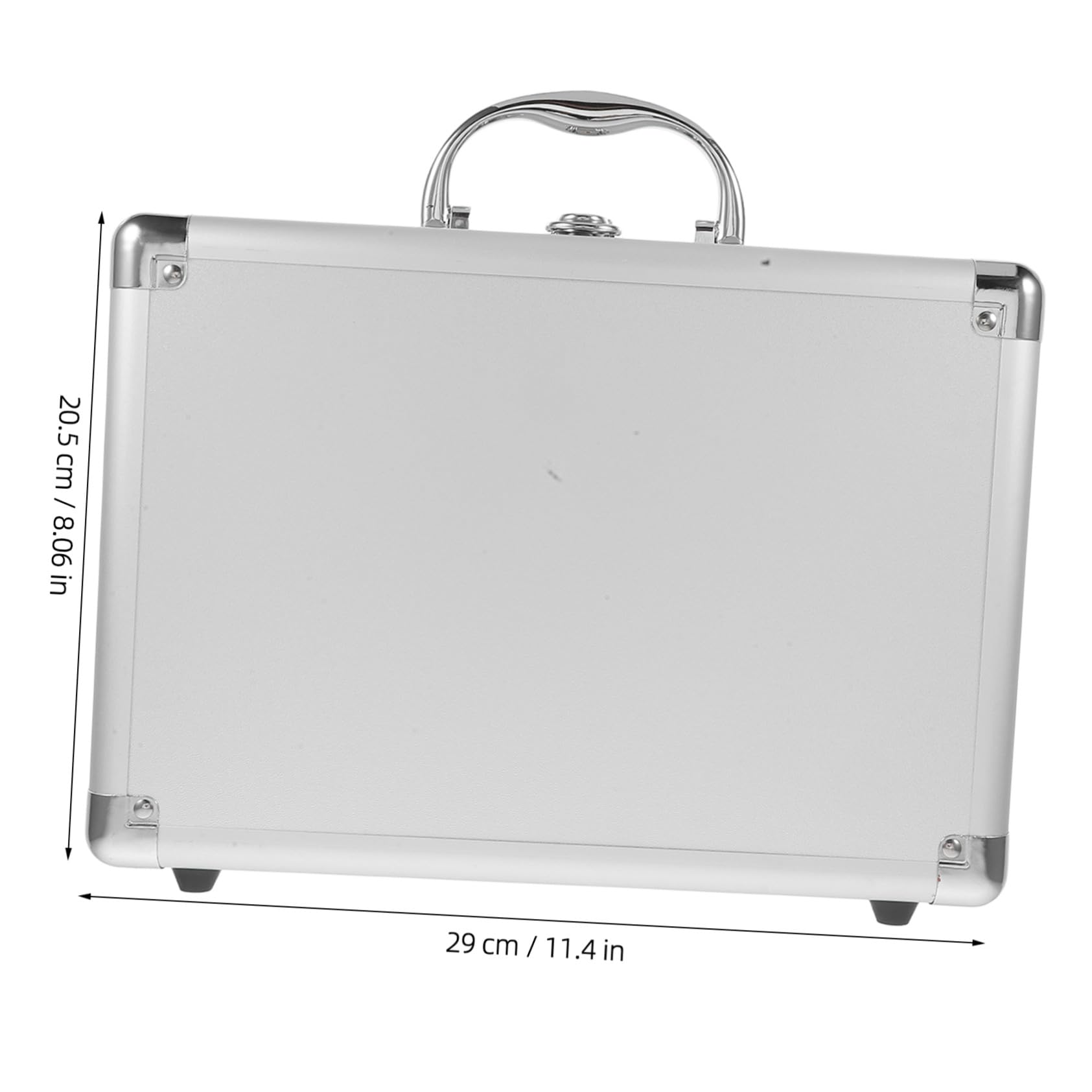 Aluminium Mehrzweck Handkoffer Klein mit Robustem Metallgehäuse Abschließbar Vielseitig für Make Up Instrumente Zubehör Tragbar und Sicher Transportierbar
