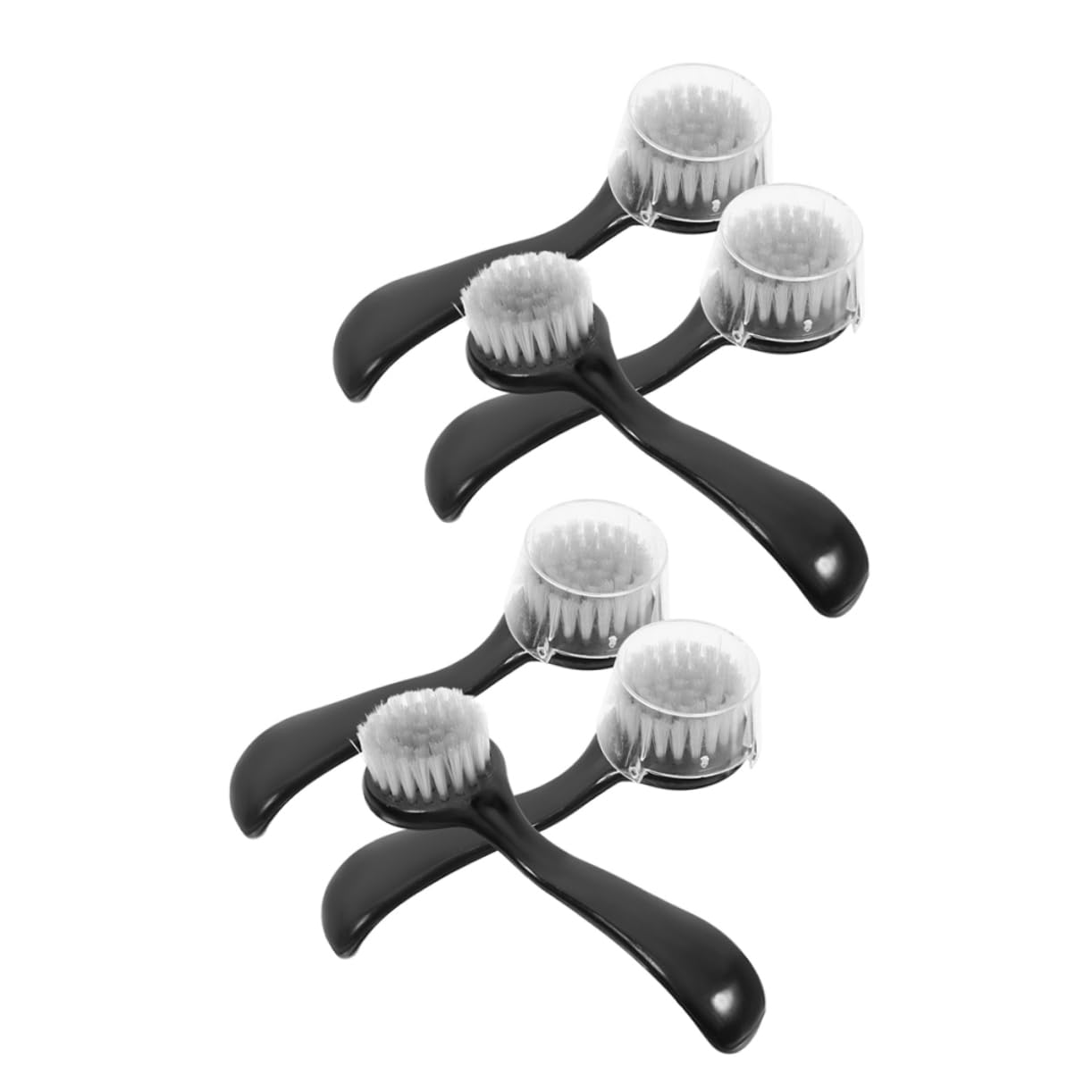 TOVINANNA Face Wash Brush Set 6pcs Facial Cleansing Brush Manual Face Scrubber for Exfoliation Gentle Face Exfoliation Tool