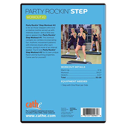 Party Rockin Step Workout #2 optimiza tu resistencia cardiovascular con coreografías step 2