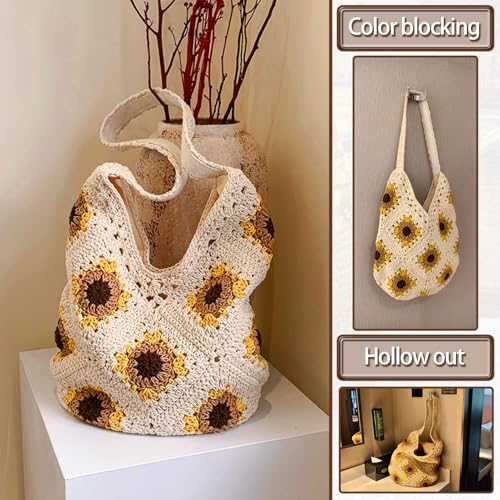 Hand-woven Soft Large Straw Shoulder Bag Retro Boho Tote Bags Summer Beach Bag Rattan Handbag4