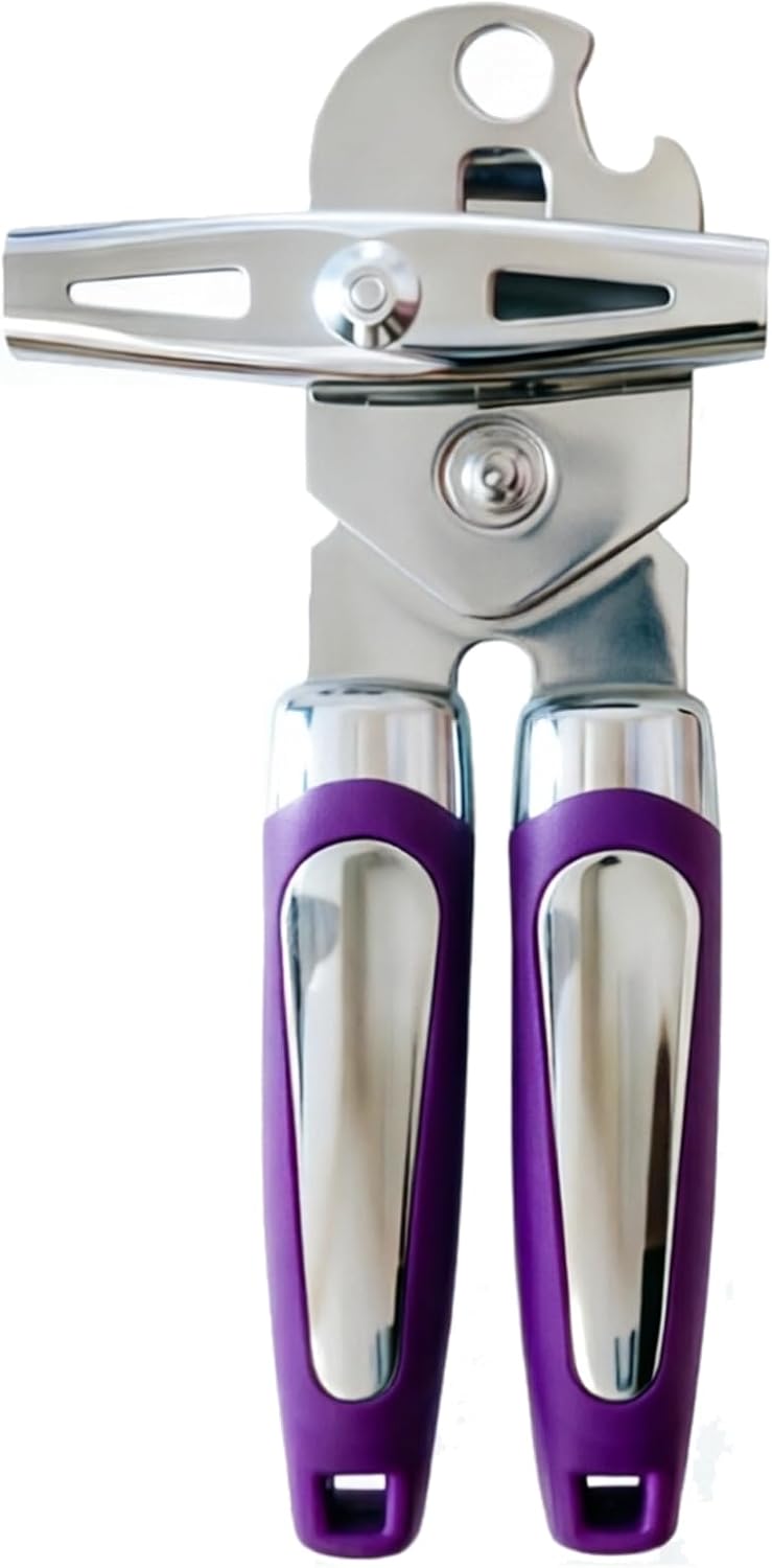 Left handed Can Opener & Bottler Openers, Left hand Kitchen Tools (Purple) | Kitchen Tools Utensils, for Lefty Adults/People, Purple