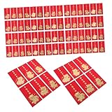 SOIMISS 60 Sobres Asiáticos De Año Nuevo Sobres Li Xi Rojos