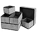 Chstarina 6pcs Caja de Almacenamiento Plegable para Cajones, Organizadores de Cajones, Organizador Cajones, Separadores Cajones para Ropa Interior, Calcetines, Sujetadores