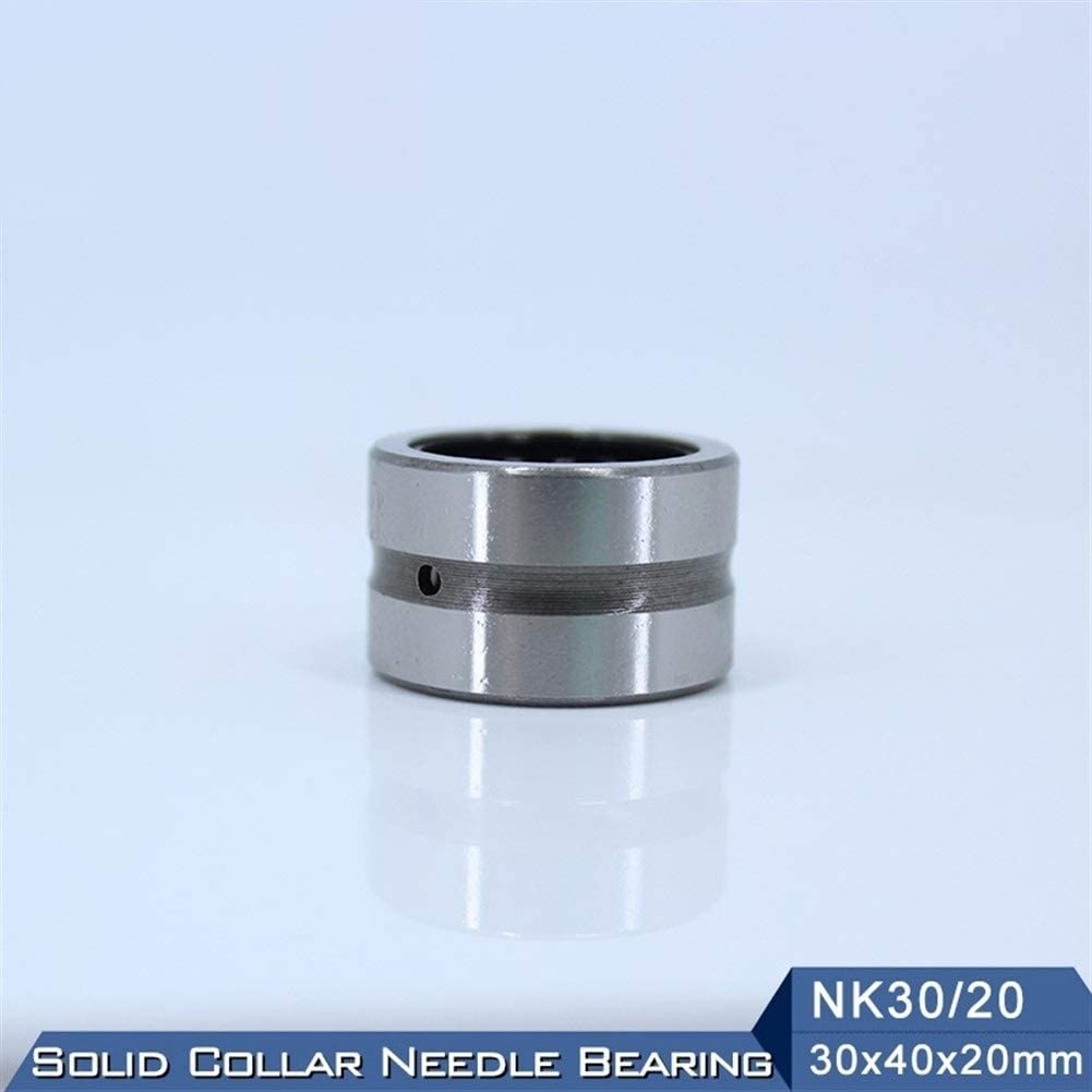 JCAKES Rodamiento de Agujas TMP1105 NK30/20, 30x40x20mm, rodamientos de Agujas de Cuello sólido sin Anillo Interior, rodamiento NK30/20 NK3020