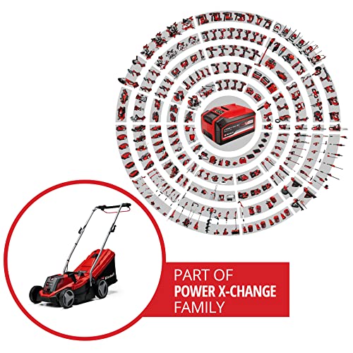 Einhell Accu grasmaaier GE-CM 18/33 Li Kit Power X-Change (18 V, 33 cm maaibreedte, tot 200 m², borstelloos, 30L opvangzak, 25-65 mm maaihoogte, incl. 4,0 Ah accu en lader) - Afbeelding 3