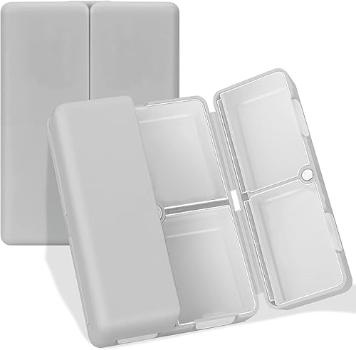 FYY - Pastillero diario con 7 compartimentos para pastillas, organizador de pastillas de viaje, diseño plegable, para guardar vitaminas, aceite de