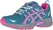 ASICS Women's Gel-Venture 5 Trail Runner, Ocean Depth/Pink Glow/Aruba Blue, 8 M US