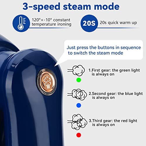 Portable Steamer For Clothes,Brynnl Handheld Travel Steamer For Clothes,1200W 30S Fast Heat-Up Handheld Garment Steamer For Clothes Travel Size And Home，3 Steam Options & 230Ml Large Water Tank #TOP3