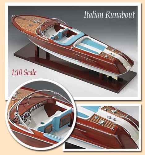 Italian Runabout Aquarama - Wooden Model Ship Kit