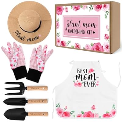 Percozzi Mom Birthday Gifts Pink Gardening Tool...
