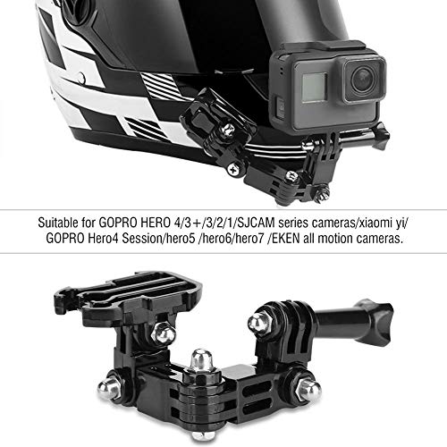 VBESTLIFE Suporte de queixo de capacete de motocicleta 23 em 1, suporte de braço giratório frontal e