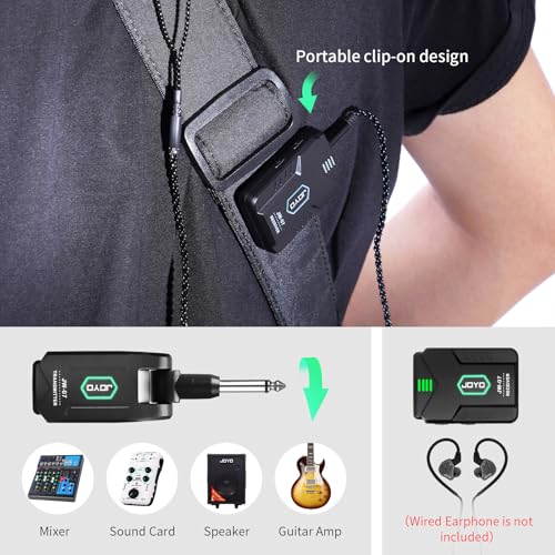 Joyo 051-0JW07-0011 Wireless In Ear Monitor System 2.4G Wireless Iem System With Transmitter Clip thumb #1