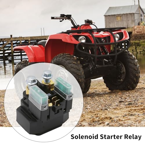Aynaxcol Solenoid Starter Relay 4SV-81940-12-00 Replacement for Yamaha Grizzly Kodiak Raptor 350 400 450 660 Replacement for Big Bear 250 400 Replace# 4XE-81940-12-00