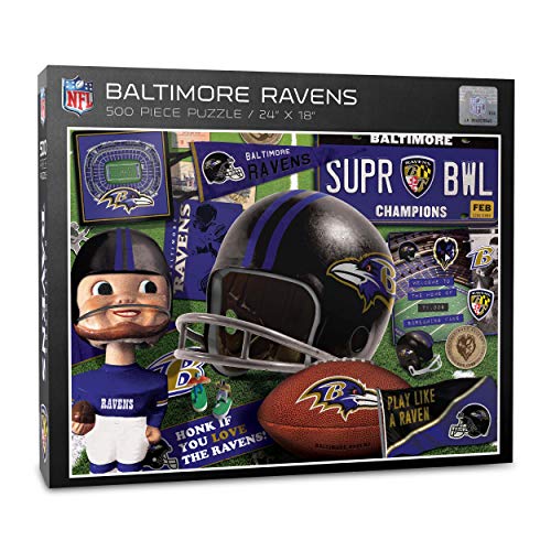 Image of YouTheFan NFL Retro Series Puzzle - 500 Pieces
