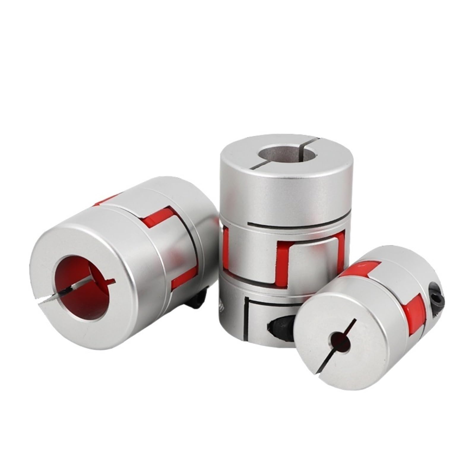 Conector de acoplamiento flexible de flor de ciruelo Conector de Motor Flexible de acoplamiento de eje de ciruela de aleación de aluminio MD40L50 for enrutador CNC, 1 Uds.(MD40L50 D1-18)