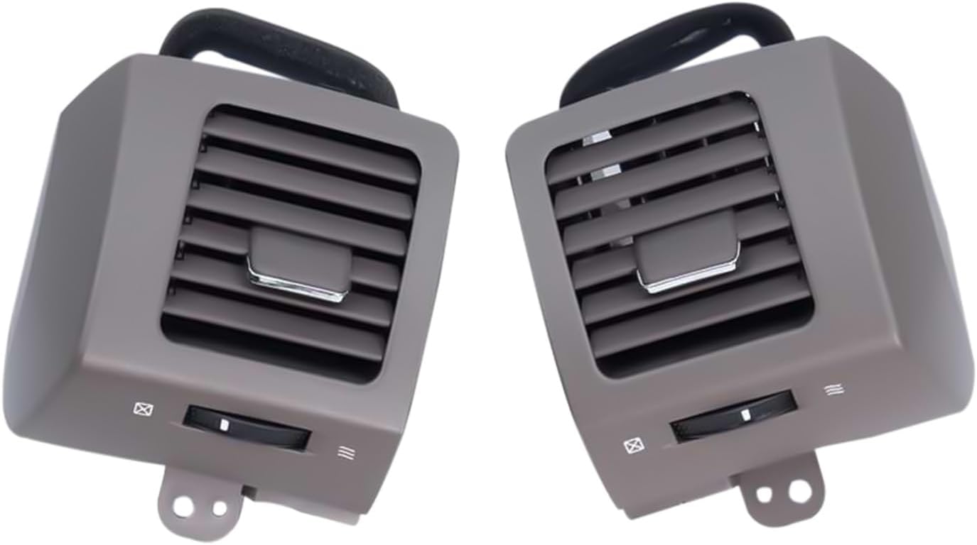 Pair Center A/C Dash Air Vent Trim Panel Dashboard Cover Brow Color Compatible With 2003-2009 Toyota Prado,LC-120 GX470 Air Vent Outlet Panel Left & Right Side